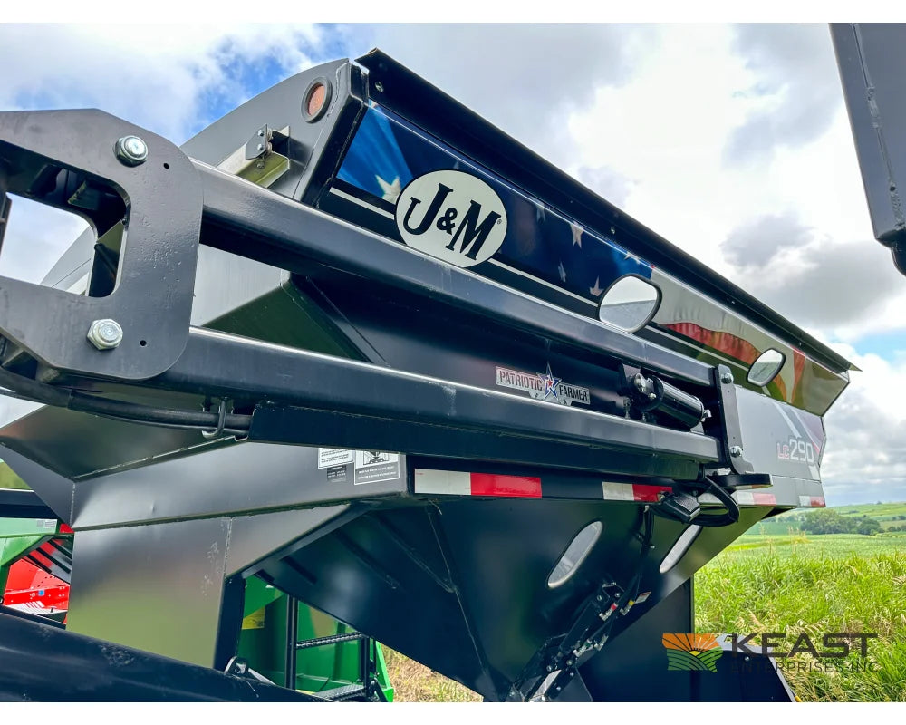 J&M LC290 Bulk Seed Tender 290 Cu Ft Capacity Intercomp Scales Seed Tenders