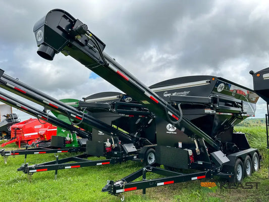 J&M LC390 Bulk Seed Tender - 390 Cu Ft Capacity Intercomp Scales Talc Kit Seed Tenders
