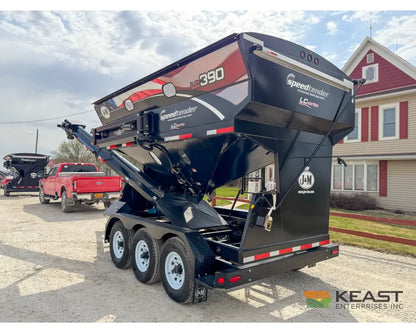 J&M LC390 Bulk Seed Tender 390 Cu Ft Capacity Intercomp Scales Seed Tenders