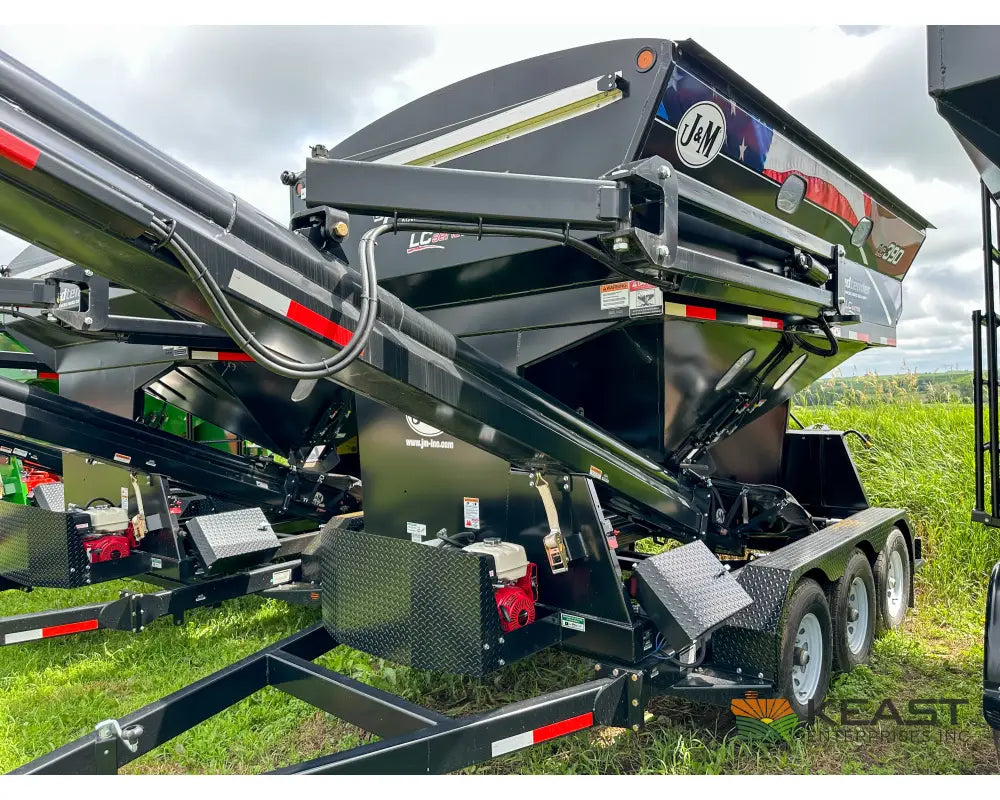 J&M LC390 Bulk Seed Tender - 390 Cu Ft Capacity Intercomp Scales Talc Kit Seed Tenders