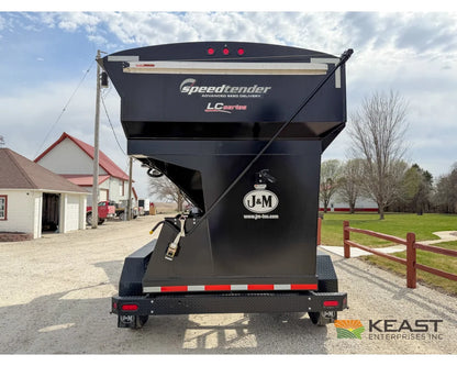 J&M LC390 Bulk Seed Tender 390 Cu Ft Capacity Intercomp Scales Seed Tenders