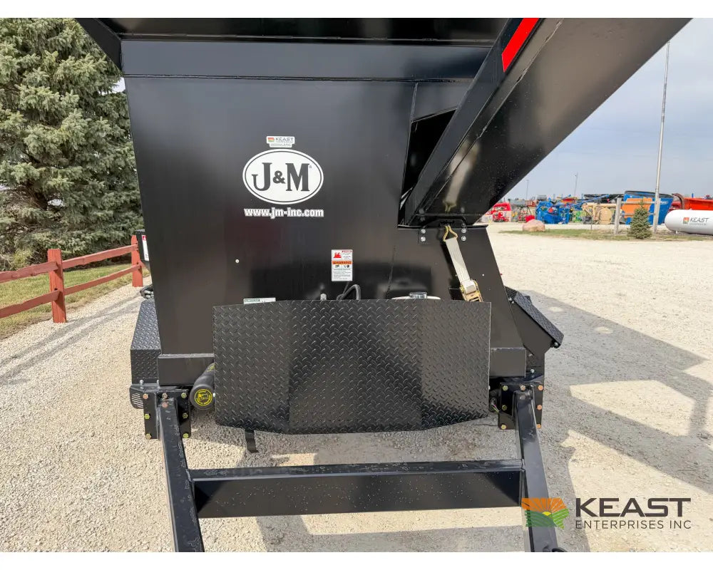J&M LC390 Bulk Seed Tender 390 Cu Ft Capacity Intercomp Scales Seed Tenders