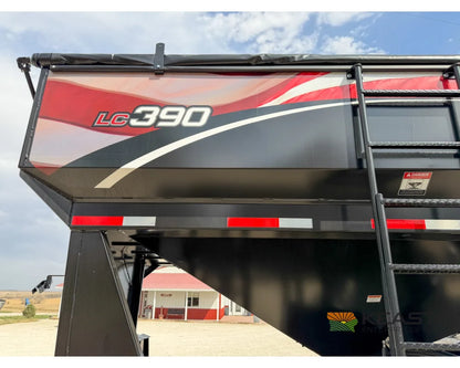 J&M LC390 Bulk Seed Tender 390 Cu Ft Capacity Intercomp Scales Seed Tenders