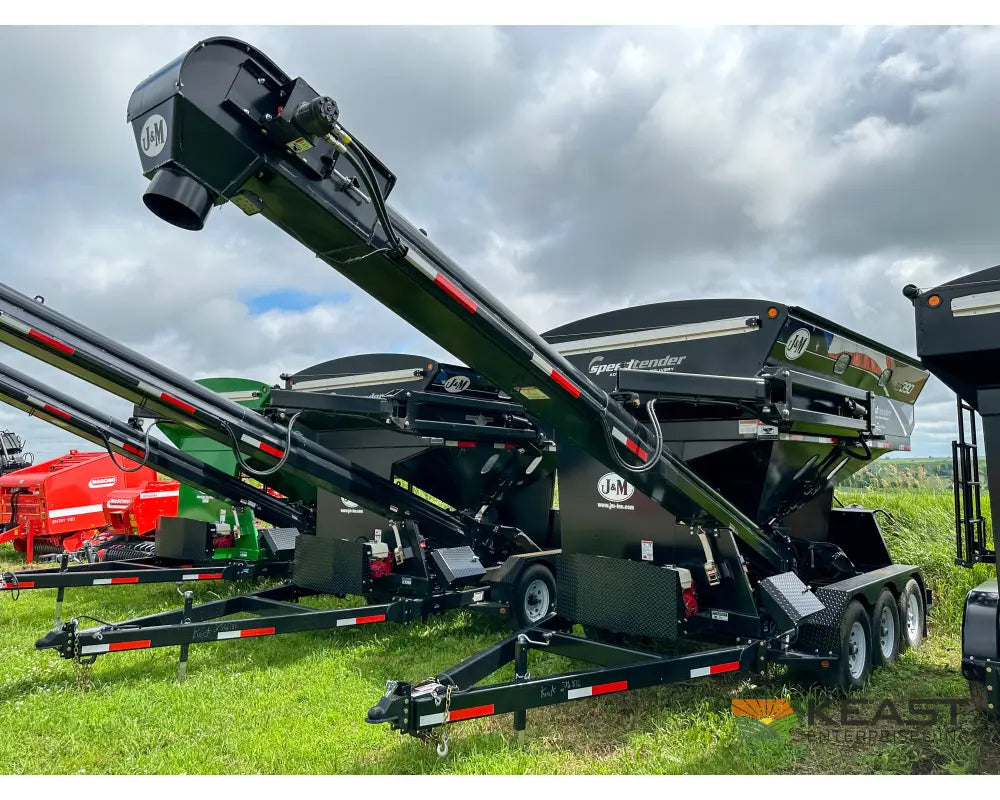 J&M LC390 Bulk Seed Tender - 390 Cu Ft Capacity Intercomp Scales Talc Kit Seed Tenders