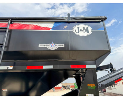 J&M LC390 Bulk Seed Tender 390 Cu Ft Capacity Intercomp Scales Seed Tenders