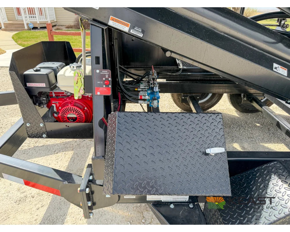 J&M LC390 Bulk Seed Tender 390 Cu Ft Capacity Intercomp Scales Seed Tenders