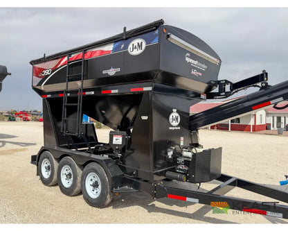 J&M LC390 Bulk Seed Tender 390 Cu Ft Capacity Intercomp Scales Seed Tenders