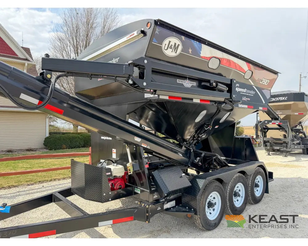 J&M LC390 Bulk Seed Tender 390 Cu Ft Capacity Intercomp Scales Seed Tenders