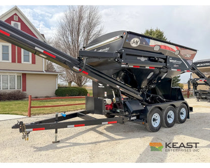 J&M LC390 Bulk Seed Tender 390 Cu Ft Capacity Intercomp Scales Seed Tenders