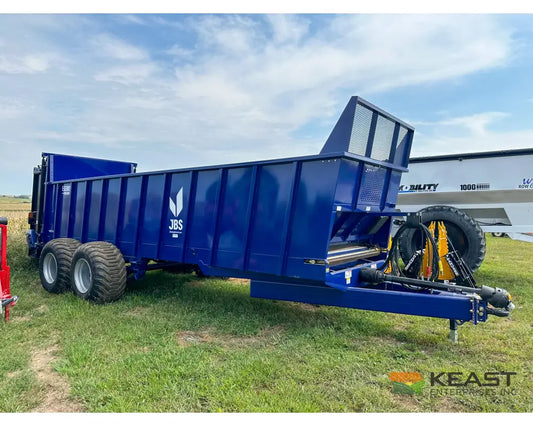 JBS 2648 Manure Spreader – 769 Cu Ft Heaped Capacity Vertical Beaters Manure Spreaders