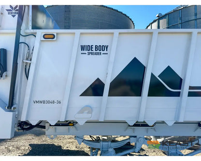 JBS VMWB 3048 Wide Body Manure Spreader 1100 Cu Ft Heaped Capacity Vertical Beaters Manure Spreaders
