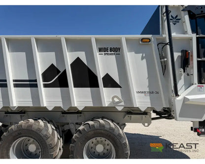 JBS VMWB 3048 Wide Body Manure Spreader 1100 Cu Ft Heaped Capacity Vertical Beaters - Manure Spreaders