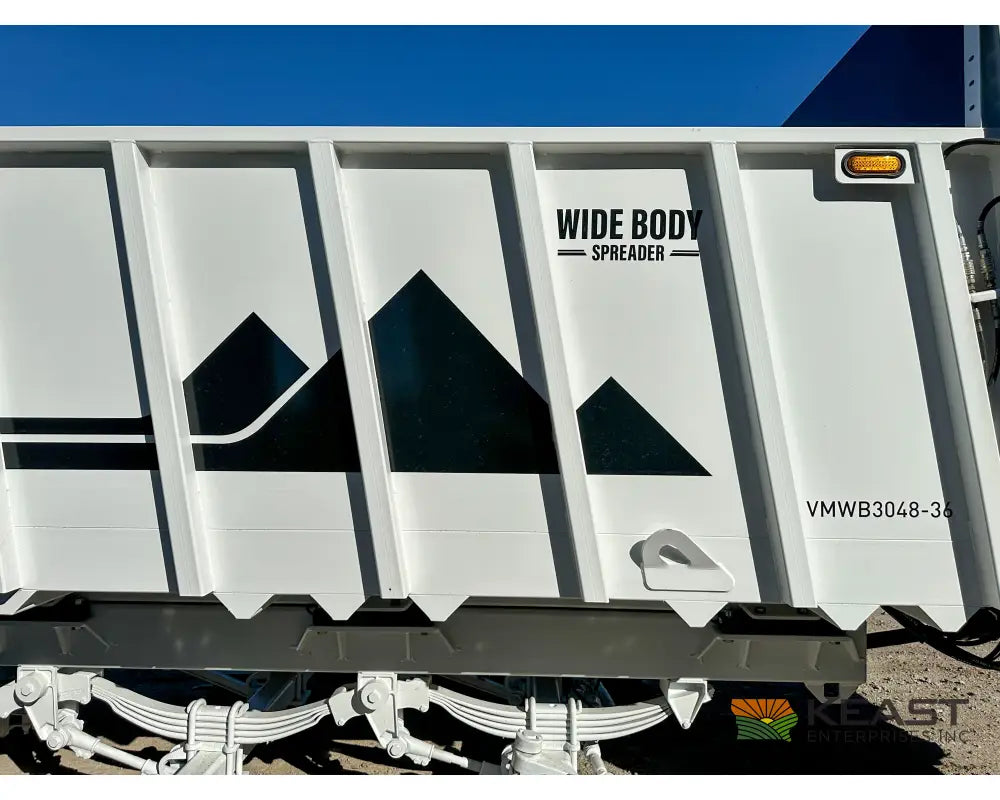 JBS VMWB 3048 Wide Body Manure Spreader 1100 Cu Ft Heaped Capacity Vertical Beaters Manure Spreaders