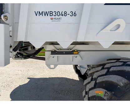 JBS VMWB 3048 Wide Body Manure Spreader 1100 Cu Ft Heaped Capacity Vertical Beaters - Manure Spreaders