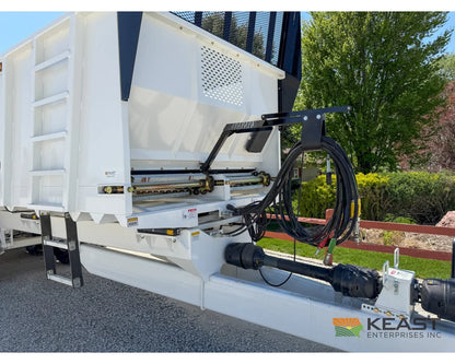 JBS VMWB 3048 Wide Body Manure Spreader 1100 Cu Ft Heaped Capacity Vertical Beaters - Manure Spreaders