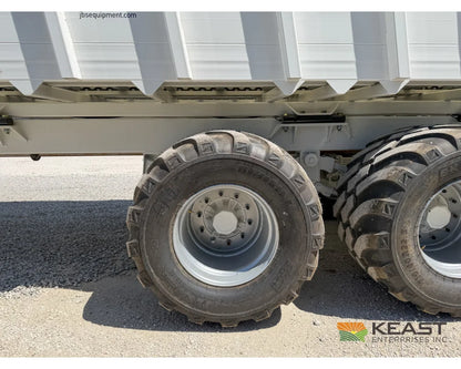 JBS VMWB 3048 Wide Body Manure Spreader 1100 Cu Ft Heaped Capacity Vertical Beaters - Manure Spreaders
