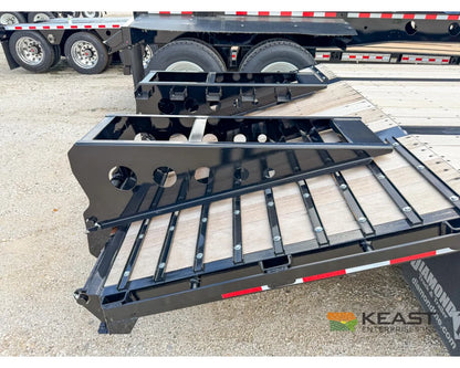 Jet 36’ Drop Deck Trailer 21’ Lower Deck Closed Tandem Axle 5’ Beavertail - Drop Deck Trailers