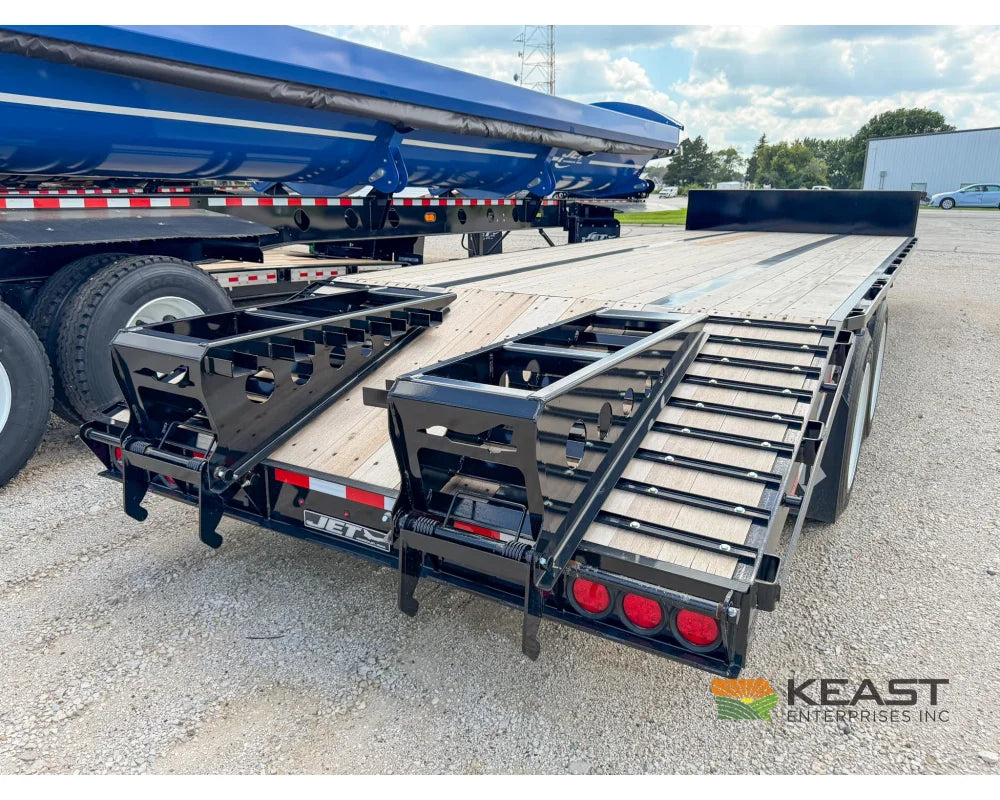 Jet 36’ Drop Deck Trailer 21’ Lower Deck Closed Tandem Axle 5’ Beavertail - Drop Deck Trailers