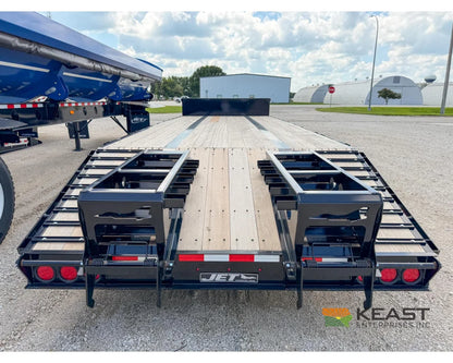 Jet 36’ Drop Deck Trailer 21’ Lower Deck Closed Tandem Axle 5’ Beavertail - Drop Deck Trailers