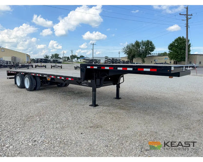 Jet 38’ Drop Deck Trailer 32’ Lower Deck Closed Tandem Axle - Drop Deck Trailers