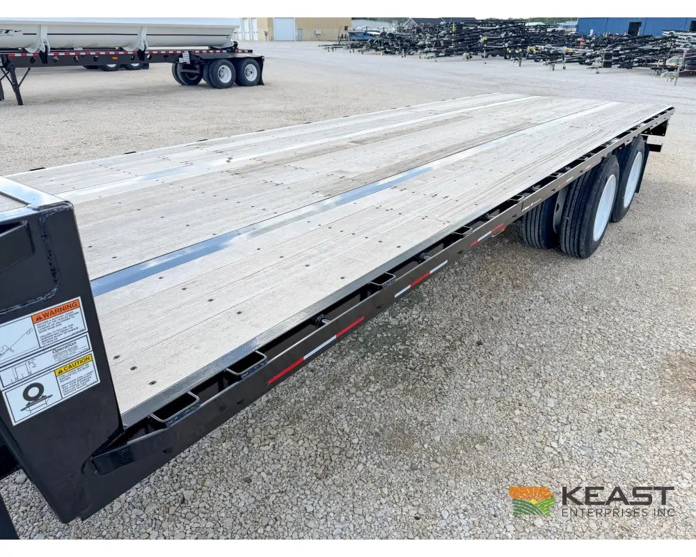 Jet 38’ Drop Deck Trailer 32’ Lower Deck Closed Tandem Axle - Drop Deck Trailers