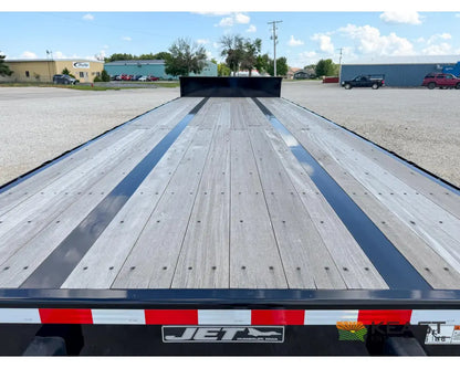 Jet 38’ Drop Deck Trailer 32’ Lower Deck Closed Tandem Axle - Drop Deck Trailers