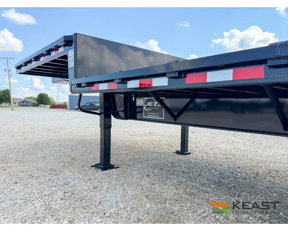 Jet 38’ Drop Deck Trailer 32’ Lower Deck Closed Tandem Axle - Drop Deck Trailers