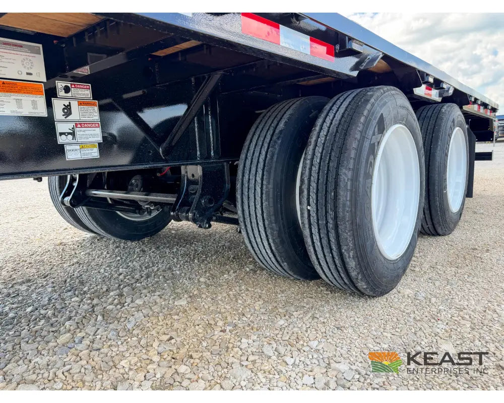 Jet 38’ Drop Deck Trailer 32’ Lower Deck Closed Tandem Axle - Drop Deck Trailers