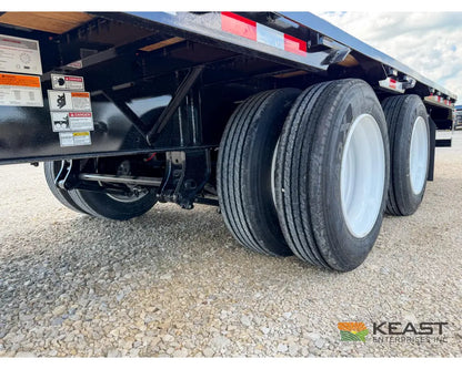 Jet 38’ Drop Deck Trailer 32’ Lower Deck Closed Tandem Axle - Drop Deck Trailers