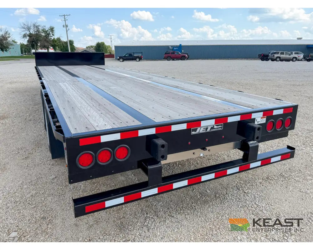 Jet 38’ Drop Deck Trailer 32’ Lower Deck Closed Tandem Axle - Drop Deck Trailers