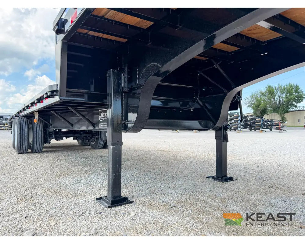 Jet 38’ Drop Deck Trailer 32’ Lower Deck Closed Tandem Axle - Drop Deck Trailers