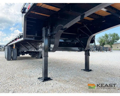 Jet 38’ Drop Deck Trailer 32’ Lower Deck Closed Tandem Axle - Drop Deck Trailers