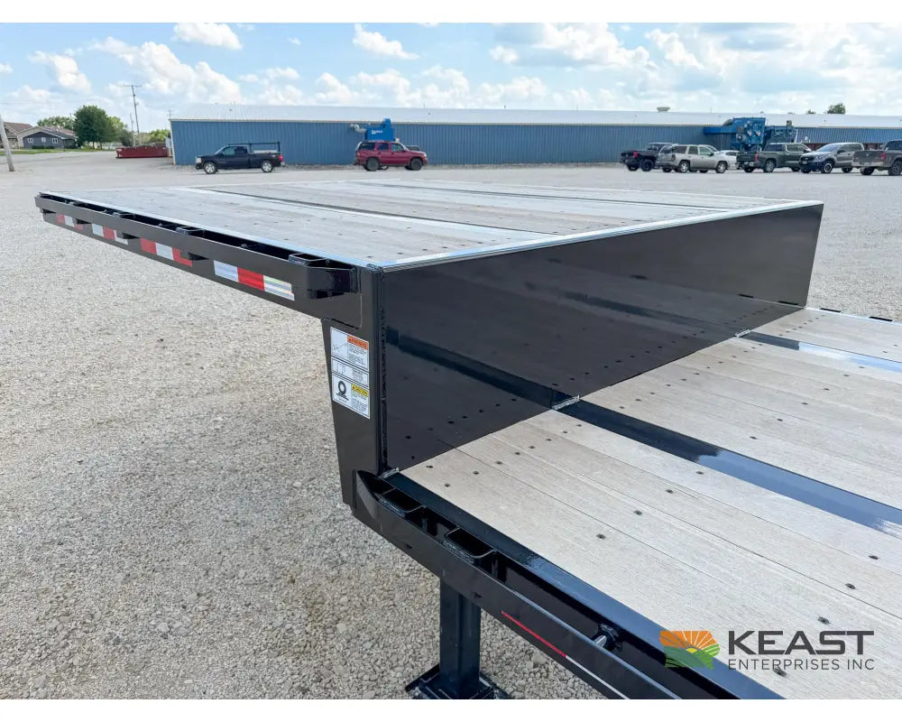 Jet 38’ Drop Deck Trailer 32’ Lower Deck Closed Tandem Axle - Drop Deck Trailers