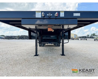 Jet 38’ Drop Deck Trailer 32’ Lower Deck Closed Tandem Axle - Drop Deck Trailers