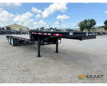 Jet 38’ Drop Deck Trailer 32’ Lower Deck Closed Tandem Axle - Drop Deck Trailers