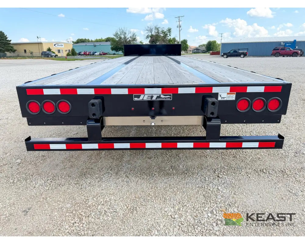 Jet 38’ Drop Deck Trailer 32’ Lower Deck Closed Tandem Axle - Drop Deck Trailers