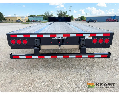 Jet 38’ Drop Deck Trailer 32’ Lower Deck Closed Tandem Axle - Drop Deck Trailers