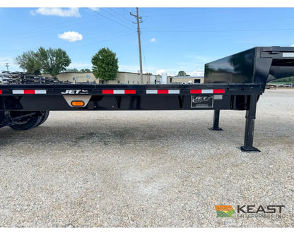 Jet 38’ Drop Deck Trailer 32’ Lower Deck Closed Tandem Axle - Drop Deck Trailers