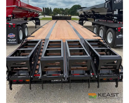 Jet 48’ Drop Deck Trailer 32’ Lower Deck Spread Axle 5’ Beavertail - Drop Deck Trailers