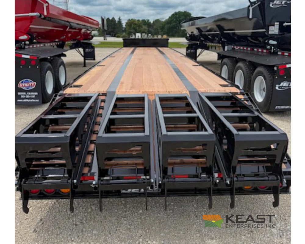 Jet 48’ Drop Deck Trailer 32’ Lower Deck Spread Axle 5’ Beavertail - Drop Deck Trailers
