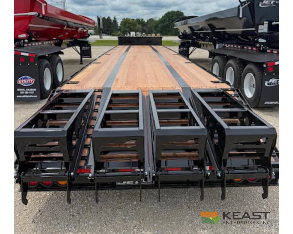 Jet 48’ Drop Deck Trailer 32’ Lower Deck Spread Axle 5’ Beavertail - Drop Deck Trailers