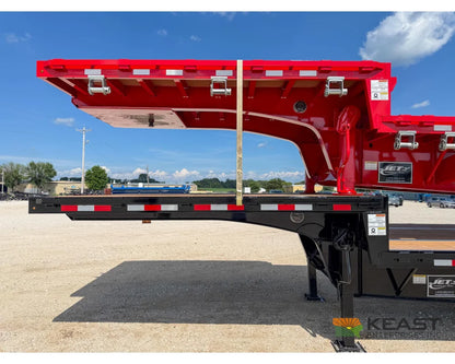 Jet 53’ Drop Deck Trailer 37’ Lower Deck Spread Axle 5’ Beavertail - Drop Deck Trailers
