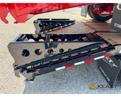 Jet 53’ Drop Deck Trailer 37’ Lower Deck Spread Axle 5’ Beavertail - Drop Deck Trailers