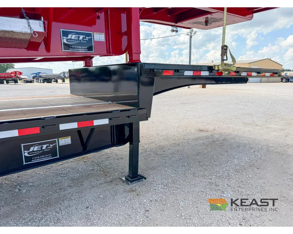 Jet 53’ Drop Deck Trailer 37’ Lower Deck Spread Axle 5’ Beavertail - Drop Deck Trailers