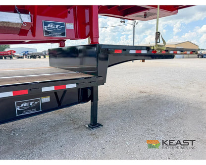 Jet 53’ Drop Deck Trailer 37’ Lower Deck Spread Axle 5’ Beavertail - Drop Deck Trailers