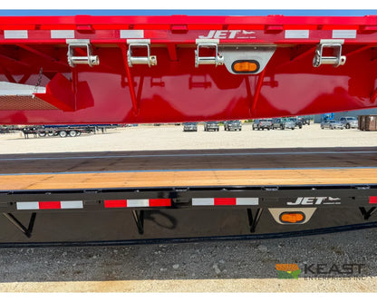 Jet 53’ Drop Deck Trailer 37’ Lower Deck Spread Axle 5’ Beavertail - Drop Deck Trailers