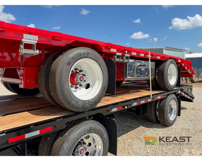 Jet 53’ Drop Deck Trailer 37’ Lower Deck Spread Axle 5’ Beavertail - Drop Deck Trailers