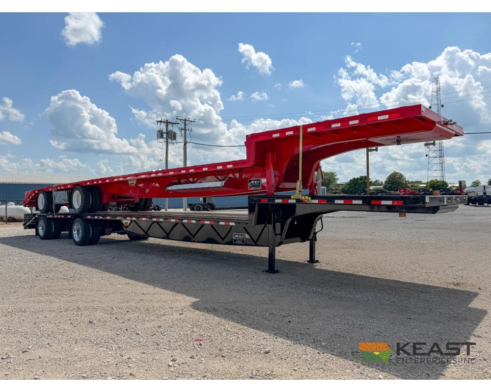 Jet 53’ Drop Deck Trailer 37’ Lower Deck Spread Axle 5’ Beavertail - Drop Deck Trailers