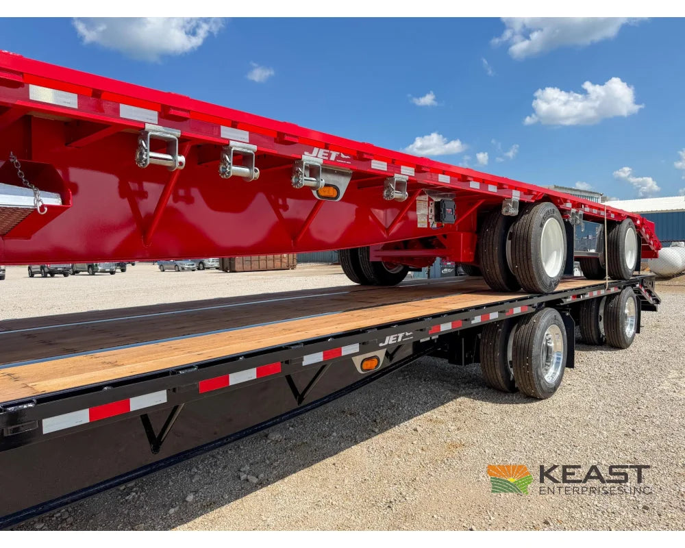 Jet 53’ Drop Deck Trailer 37’ Lower Deck Spread Axle 5’ Beavertail - Drop Deck Trailers