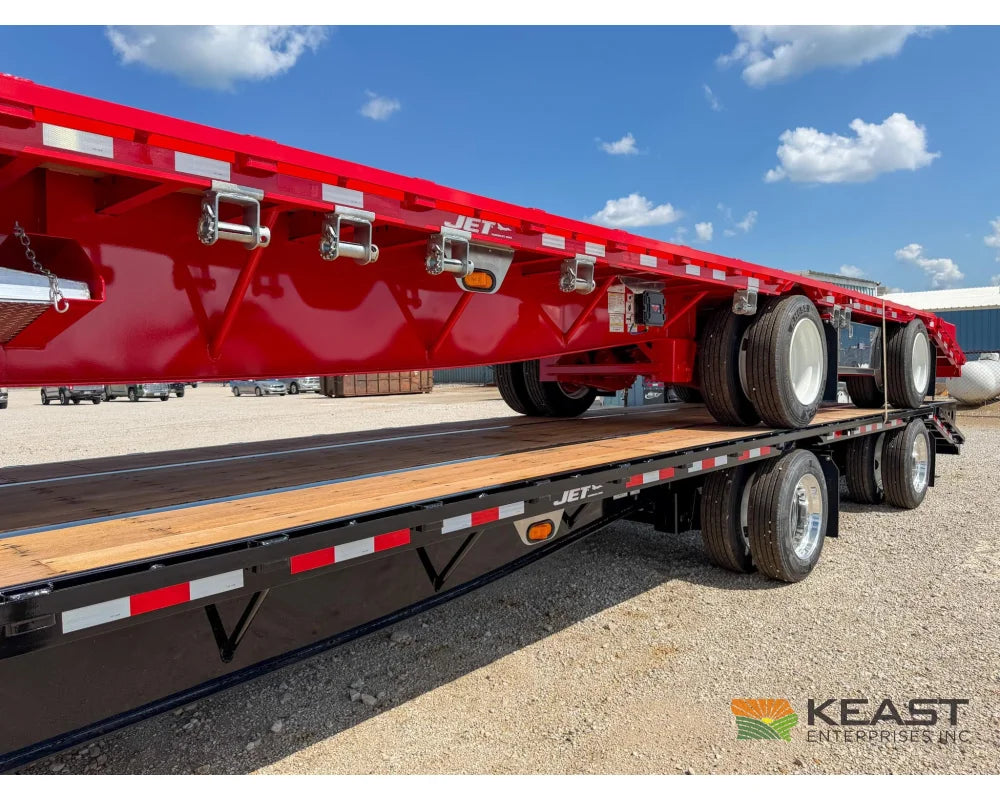 Jet 53’ Drop Deck Trailer 37’ Lower Deck Spread Axle 5’ Beavertail - Drop Deck Trailers